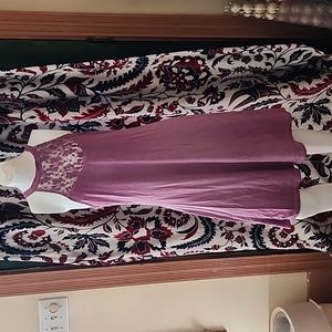 Mudd knee length purple dress
